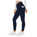 Women Winter Fleece Lined Thermal Leggings with Pockets High Waist  Stretchy Yoga Pants Thick Warm Outdoor Workout Running Tight