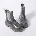 Women's Waterproof Short Tube Rain Boots, Outdoor Anti Slip Rain Boots, Fashionable Korean Version Multifunctional Garden Shoes