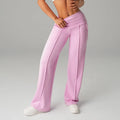 STOUREG High Waisted Yoga Pants for Women, Loose Wide Leg Workout Trousers with Pockets for Running and Outdoor Exercise