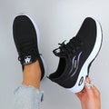 Spring and Autumn New Women's Casual Lace-Up Sneakers, Comfortable, Breathable, Lightweight and Wear-Resistant Sports and Casual Shoes