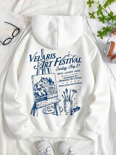 Beautiful Realistic Scenery Printing Hoodie Women Warm Fleece Hoody Fashion Casual Sweatshirts Autumn Loose Woman Sportswears