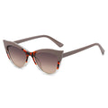 Personality Cat Eye Color Blocking Sunglasses for Women Vintage Stylish Outdoor Party Club Show Men Sunscreen Sun Glasses