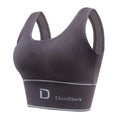 D-Shaped Women's Seamless Deep U-Shaped Back-Shaping Tube Top Breathable Yoga Sports Bra Without Steel Ring All-Match Base