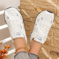 2026 New Comfortable and Stylish Women's Shoes: Elegant Round-Toe Solid Color Sporty Casual Shoes for Spring and Autumn