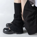 2025 Spring Lolita Leg Warmers Socks Female Knitted Warm Foot Cover Women Warmer Lady Autumn Crochet Heel Socks Boot Cuffs