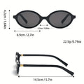 1PC Oval Retro PC Glasses Men and Women Small Face Design Sunglasses versatile for Multiple Indoor Scenes Eyewear