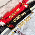 Personalized Thongs Panties with Name Customized Thong for Women Custom Sexy Lips Lace Tanga Lingerie Underwear Gift