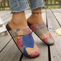 Spring/ Autumn Elegant Color Blocked Street Casual Mueller Shoes Fashionable Hot Selling New Comfortable Plus Size Women's Shoes