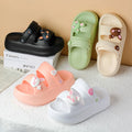 2025 New Cute Rabbit High EVA Soft Thick Soled Slippers Women's Summer Fashion Wear Slippers Home Home Sandals Beach Shoes