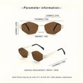 2pcs Summer Trendy Glasses Set Rhombus Metal Frame Sunglasses Suitable for Daily Commute and Street Photography Eyewear