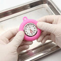 Nurse Doctor Unisex Colourful Silicone Pocket Watches Clock Head Face Parts For Badge Reel Keychains Lanyards Key Rings Rope