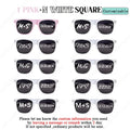 Party Bachelorette Glasses 10-60Pcs Personalised Wedding Sunglasses Custom Heart Shaped Sunglasses Wedding Gifts for Guests Bachelorette Party Glasses