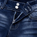 Flare Pants Jeans Women Denim Boot Cut Stretch High Waist Washed Pockets Female Streetwear 2025 Vintage Distressed Trousers ﻿