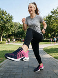 Summer Women's Sports Shoes, New Women's Casual Shoes, Casual Fashion Breathable Lightweight Shoes, Large Size Sports Shoes