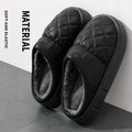 Anti Slip House Slippers for Elderly Men Women Winter Warm Plush Thick Sole Indoor Shoes Senior Safety Cotton Footwear Gifts