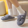 Womens Fuzzy Cat Slippers Winter Warm Cozy Indoor House Shoes With Soft Non Slip EVA Sole Cute Animal Design For Home Use