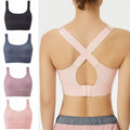 Yoga Wear Fixed Pad Sports Bra Adjust Beauty Back Yoga Underwear Comfortable Breathable Training Fitness Bra Women