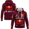 2026 New Red Bull Racing Team 3D Printed Motorcycle Hoodie Autumn/Winter Casual Hoodie Men's Sportswear Sweatshirt