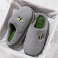 Cotton Slippers for Women Suitable for Home Use Indoor Anti Slip Confinement Shoes Thick Soled Warm for Couples Men Slippers