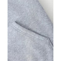 Women Zip Up Hoodie Seoul Korean Letter Print Long Sleeve Oversized Heather Gray Hooded Jacket Casual Pocket Sweatshirt