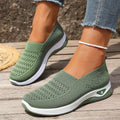 2026 New Women's Easy-Wear Low-Top Walking Sneakers, Breathable Mesh Upper Lightweight Casual Shoes