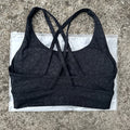 Women sport Bra Gym Solid Color Women Cross back Fitness sport Bra High strength Tight Top Comprehensive Training Gym Yoga Underwear With Chest Pad