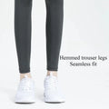 Women Yoga Pants Sportswear Woman Gym Yoga Wear Training Pants Leggings Elastic Quick-drying High Waisted Fake Two Pieces