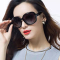 New Shades Sunglasses for Women UV 400 Elliptical Frame Vintage Eyewear Square Oversized Sunglasses for Women & Men