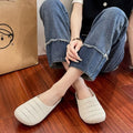 Breathable Baotou Half Slippers Lightweight Hollow Flat Bottom Slippers All-Match Anti-Slip Hand-Woven Slippers Summer Wear