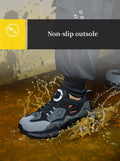 Safety Shoes Men Steel Toe Work Shoes Rotated Button Lightweight Indestructible Anti-smash Safety Boots Protective Work Sneakers