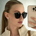 Round Vintage Sunglasses Women Retro Luxury Brand Designer Sun Glasses for Women Sunglass Men Outdoor Fishing Shades UV400