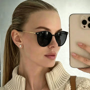 Round Vintage Sunglasses Women Retro Luxury Brand Designer Sun Glasses for Women Sunglass Men Outdoor Fishing Shades UV400