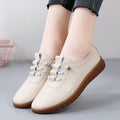 Women's Sneakers Casual Shoes PU Leather Lightweight Designer Loafers Breathable Slip on Women Flat Shoes Zapatos Mujer 2024