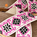 Women's Straw Slipper Indoor Anti-slip Home Shoes Flat Sandals Casual Slippers Women's Cross Strap Linen Slippers Vintage Floral