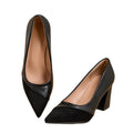 Plus size fashionable casual women's high heels for spring and autumn, thick heels, elegant single shoes