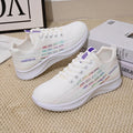 Women's Breathable Mesh Sports Shoes, lightweight and Soft Sole Sports Casual Shoes, Women's Lace-Up Casual Running Shoes