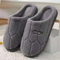 Winter Plush Slippers for Couples - Thick Sole Anti-Slip House Shoes, Warm Fleece-Lined Indoor Slides for Men & Women