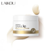 LAIKOU Snail Face Cream Hyaluronic Acid Moisturizing Cream Smoothing & Nourishing Serum Day Cream for Face Skin Care Products