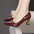 Fashion Women High Heels Shoes Sexy Pointed Toe Elegant Dress Sandals Plus Size Woman 2025 New Spring Designer Party Pumps