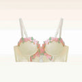 Lingerie Sexy Thin Lingerie Lace Embroidery fFower Underwear Bra Underwear Set French Sweet Girlish Bra And Panty
