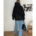 2026 Women Solid Full Zip Up Hoodie Casual Loose Pocket Hooded Jacket Soft Long Sleeve Sweatshirt Autumn Winter Couple Outerwear