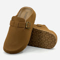 Fashion Women's Suede Mules Slippers New Lady Sandals Outdoor Beach Slides Home Shoes Four Season Soft Sole Non-slip Breathable
