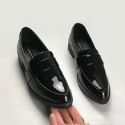 Women Shoes Spring Autumn 2022 New Black Pointed British Style Small Leather Shoes Loafers Shoes Single Shoes Vulcanize Shoes