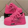 Women Sneakers Platform Casual Sports Shoes Personalized Star Design Vulcanized Shoes Outdoor Running Walking Shoe Female 35-41