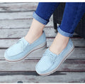 New Spring Women Flats Shoes Woman Platform Flats Sneakers Women Suede Ladies Tenis Loafers Moccasins Casual Fringe bow Shoes
