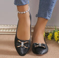 Fashionable/Hot Selling Anti Slip Work and Leisure Shoes for Women Spring Autumn New Pointed Bow Sexy/Comfortable Flat Shoes