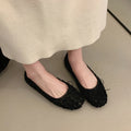 2026 Summer New Women Flats Shoes Square Head Shallow Mouth Women Shoes Fashion Bow Ballet Flat Shoes for Women Zapatos De Mujer