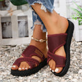 Women's Fashionable Hollow Lightweight Breathable Comfortable Beach Vacation Style Sandals and Slippers