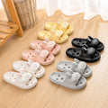 Cartoon Women Bathroom Slippers Cute Non-Slip Leaky Sandals Fashion Thick Bottom Slides Home Men Quick Drying Flip Flops