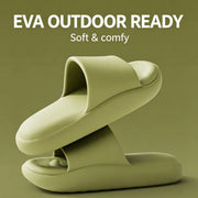EVA Slippers Women Men Outdoor Wear Soft Comfortable Thick Sole House Shoes Non-Slip Home Indoor Bathroom Slides Couple
